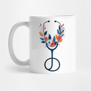 Flower Stethoscope Mug